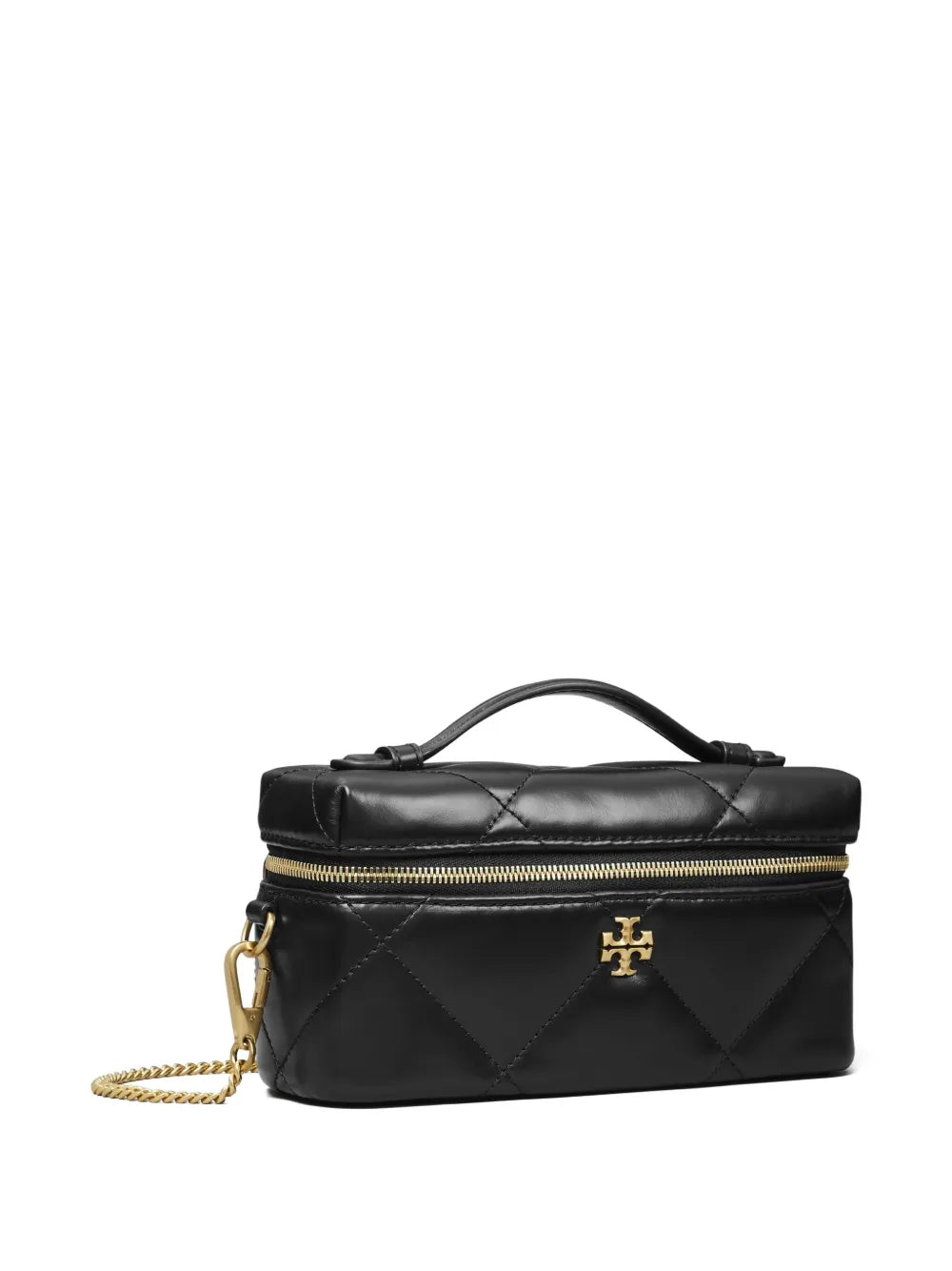 Tory Burch Kira diamond quilt East-West vanity case