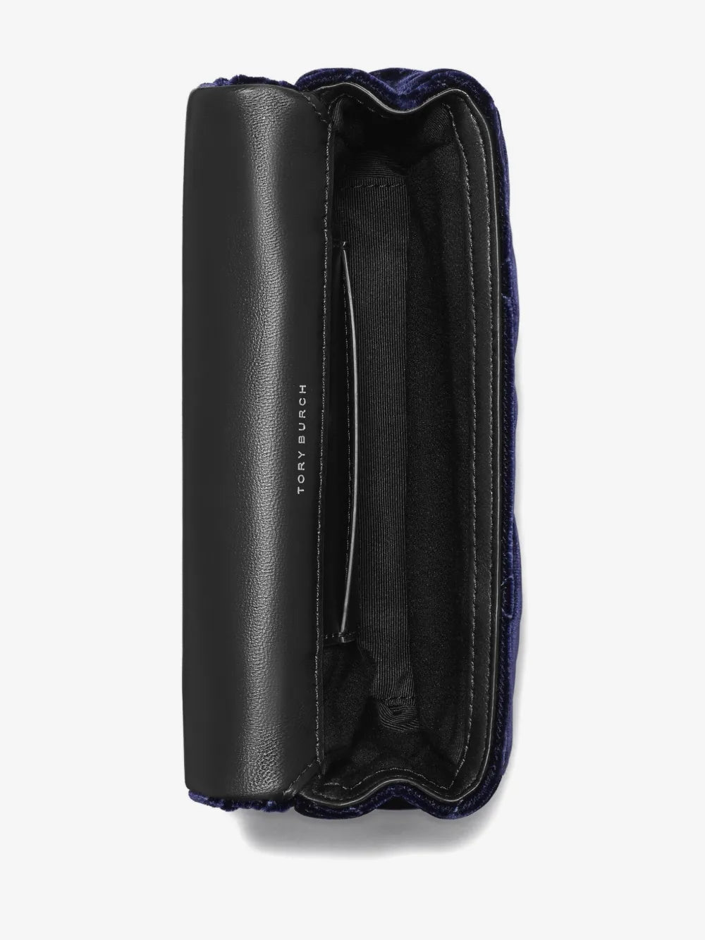 Tory Burch mini Kira diamond-quilted velvet cross body bag
