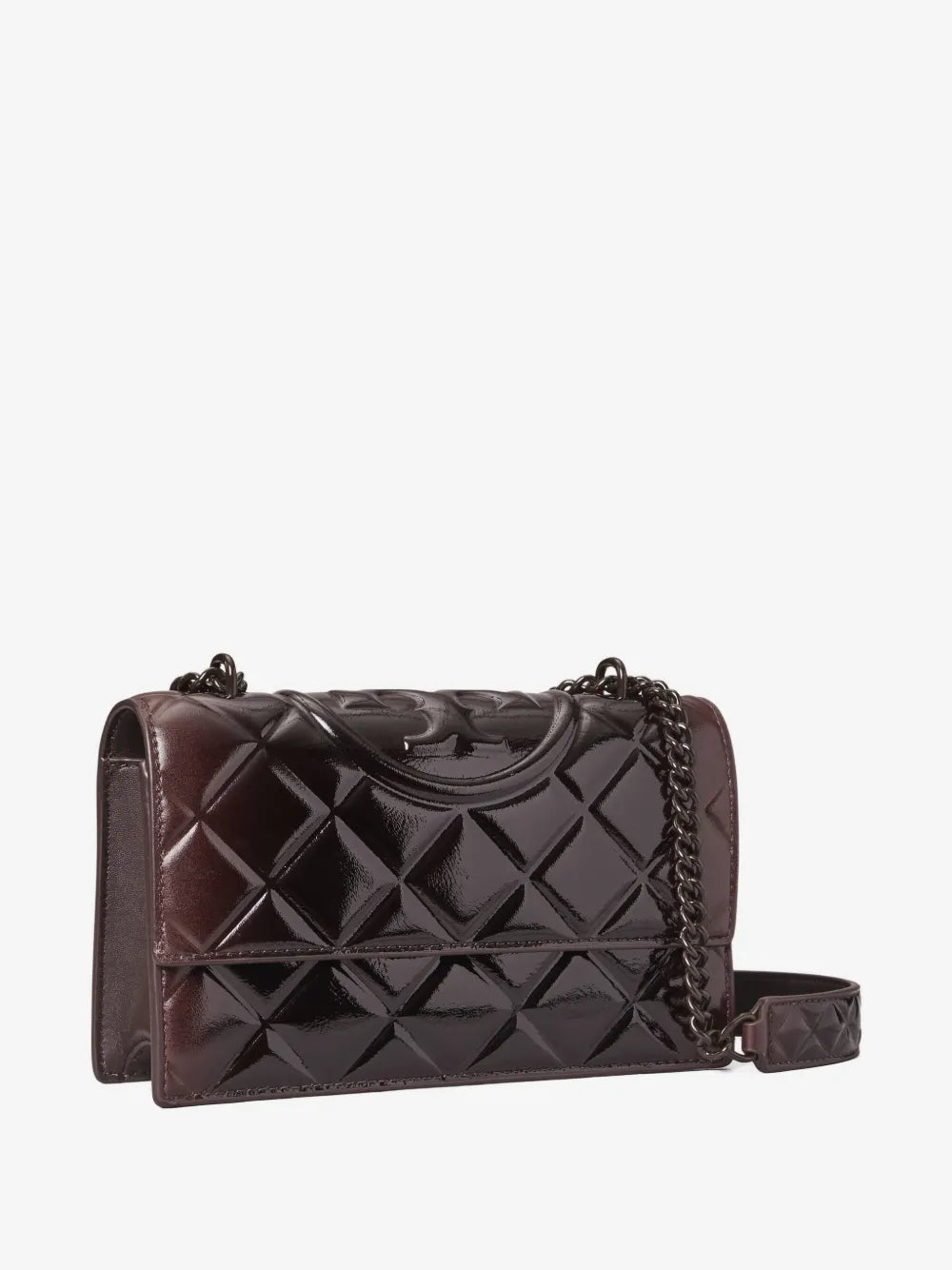 Tory Burch small Fleming quilted patent shoulder bag