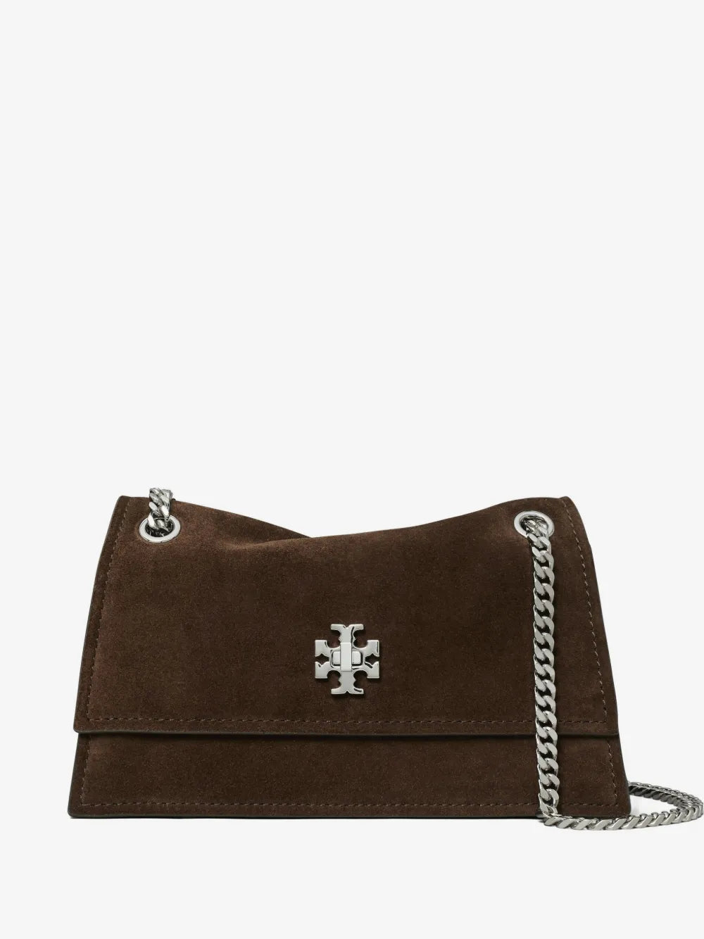 Tory Burch mini Kira turnlock suede shoulder bag