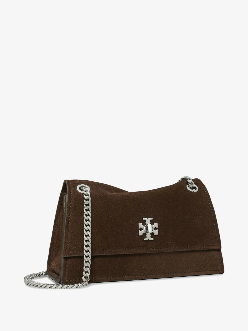 Tory Burch mini Kira turnlock suede shoulder bag