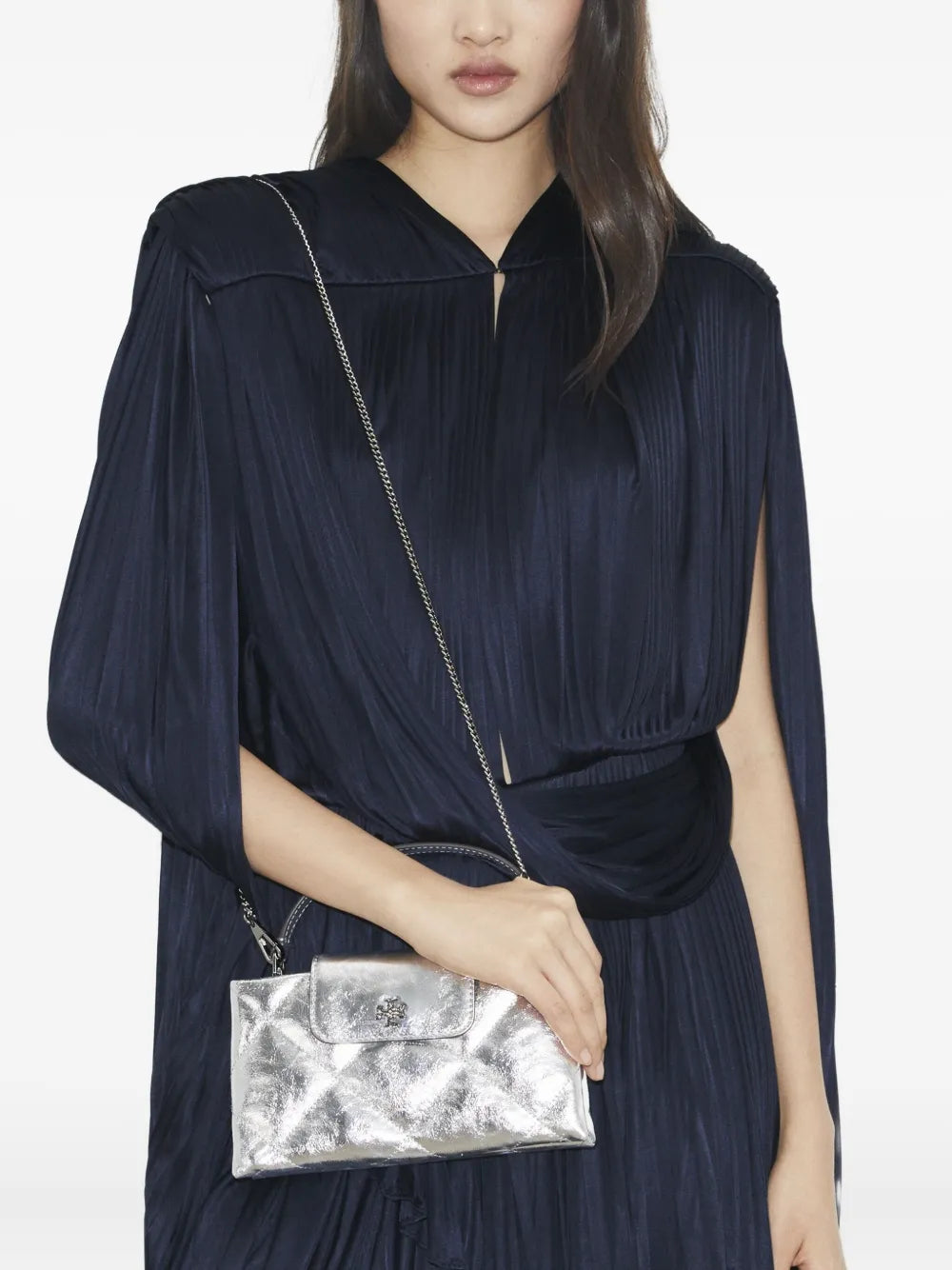 Tory Burch mini Kira diamond-quilted tote bag