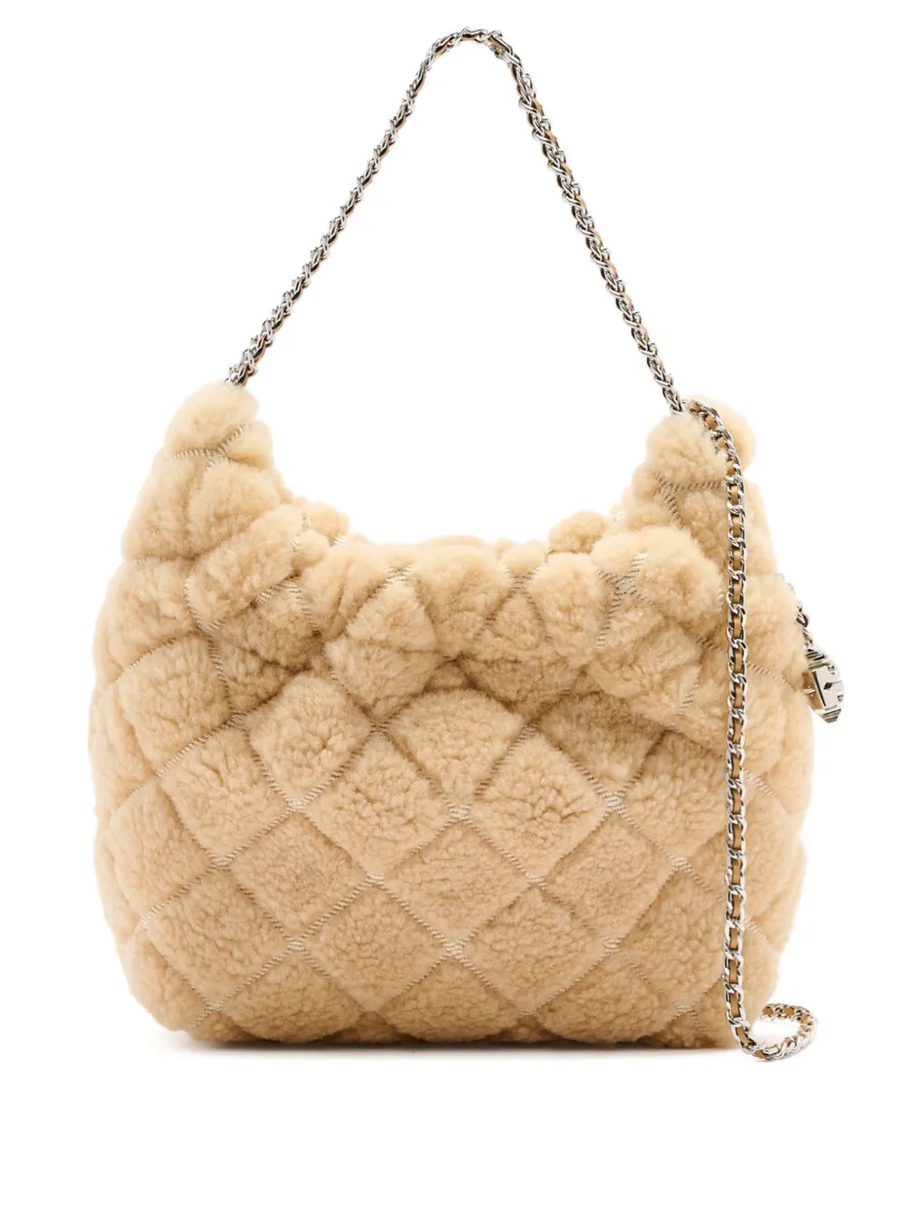 Tory Burch mini Fleming shearling bag