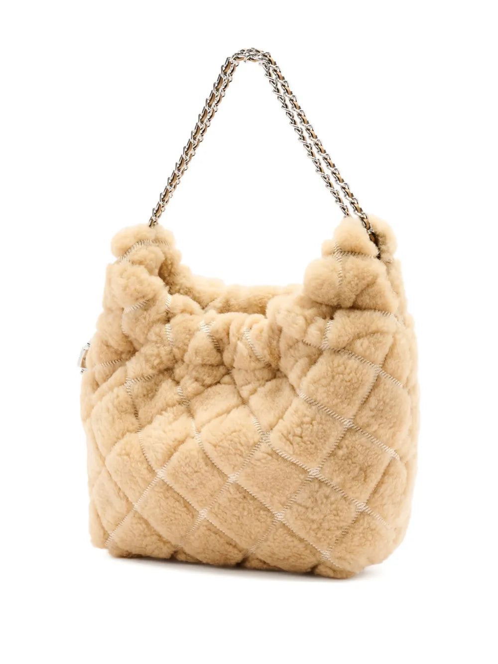 Tory Burch mini Fleming shearling bag