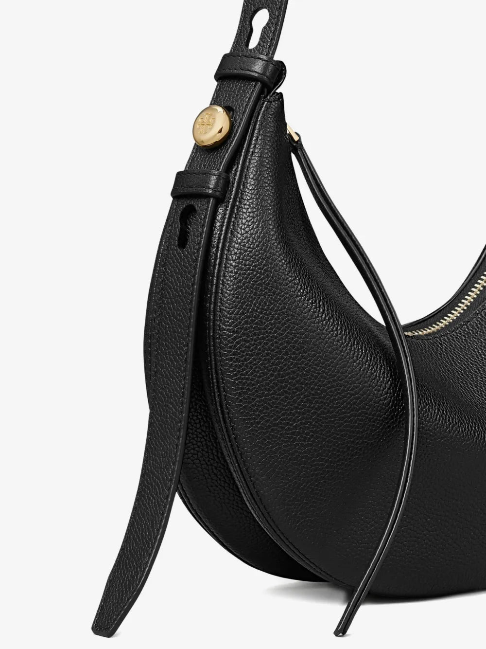 Tory Burch small Romy Half Moon leather shoulder bag