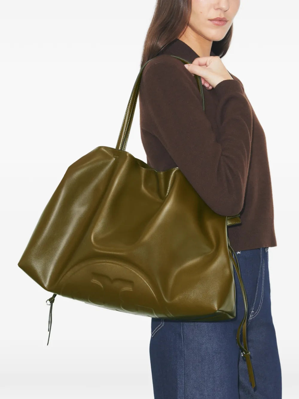 Tory Burch Ella natuura™ drawstring tote