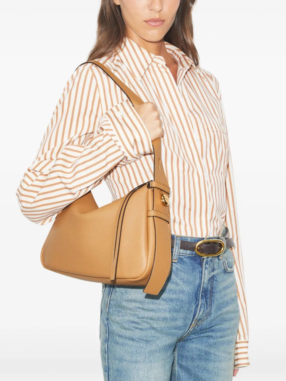 Tory Burch medium Romy zip leather shoulder bag