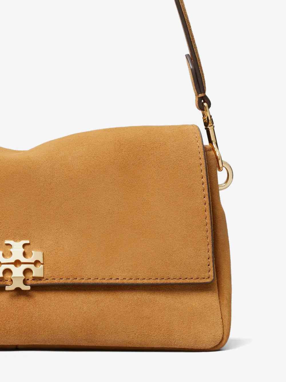 Tory Burch small Charlie suede shoulder bag