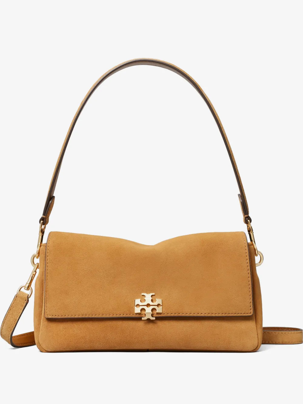 Tory Burch small Charlie suede shoulder bag