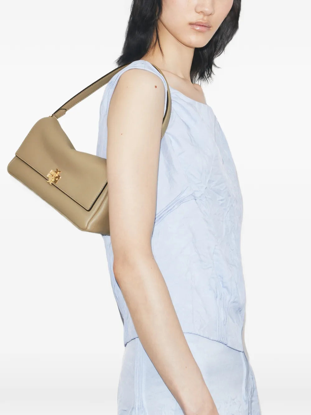 Tory Burch small Charlie logo-plaque shoulder bag