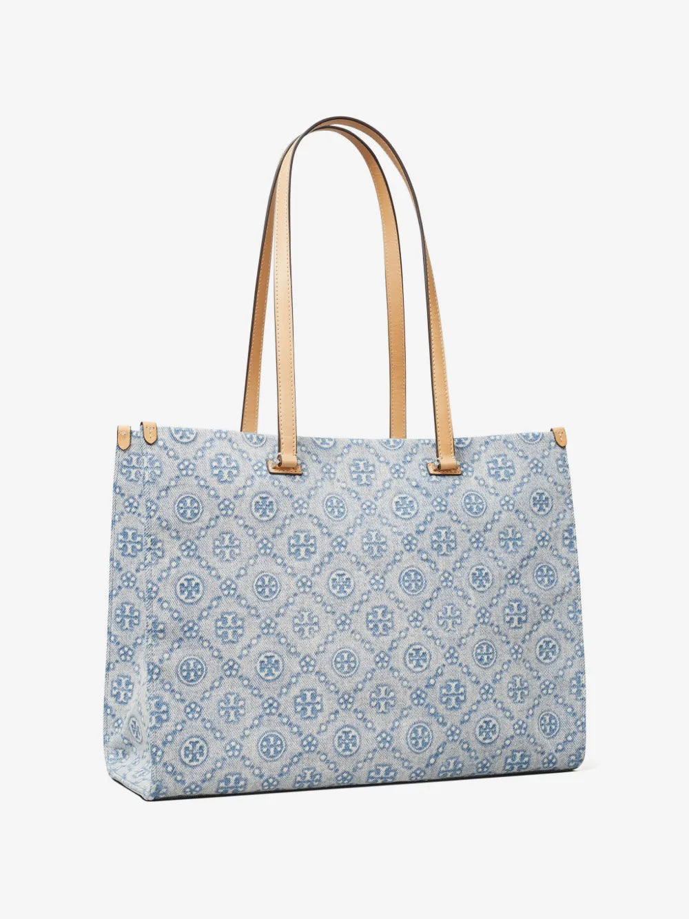 Tory Burch T Monogram denim tote