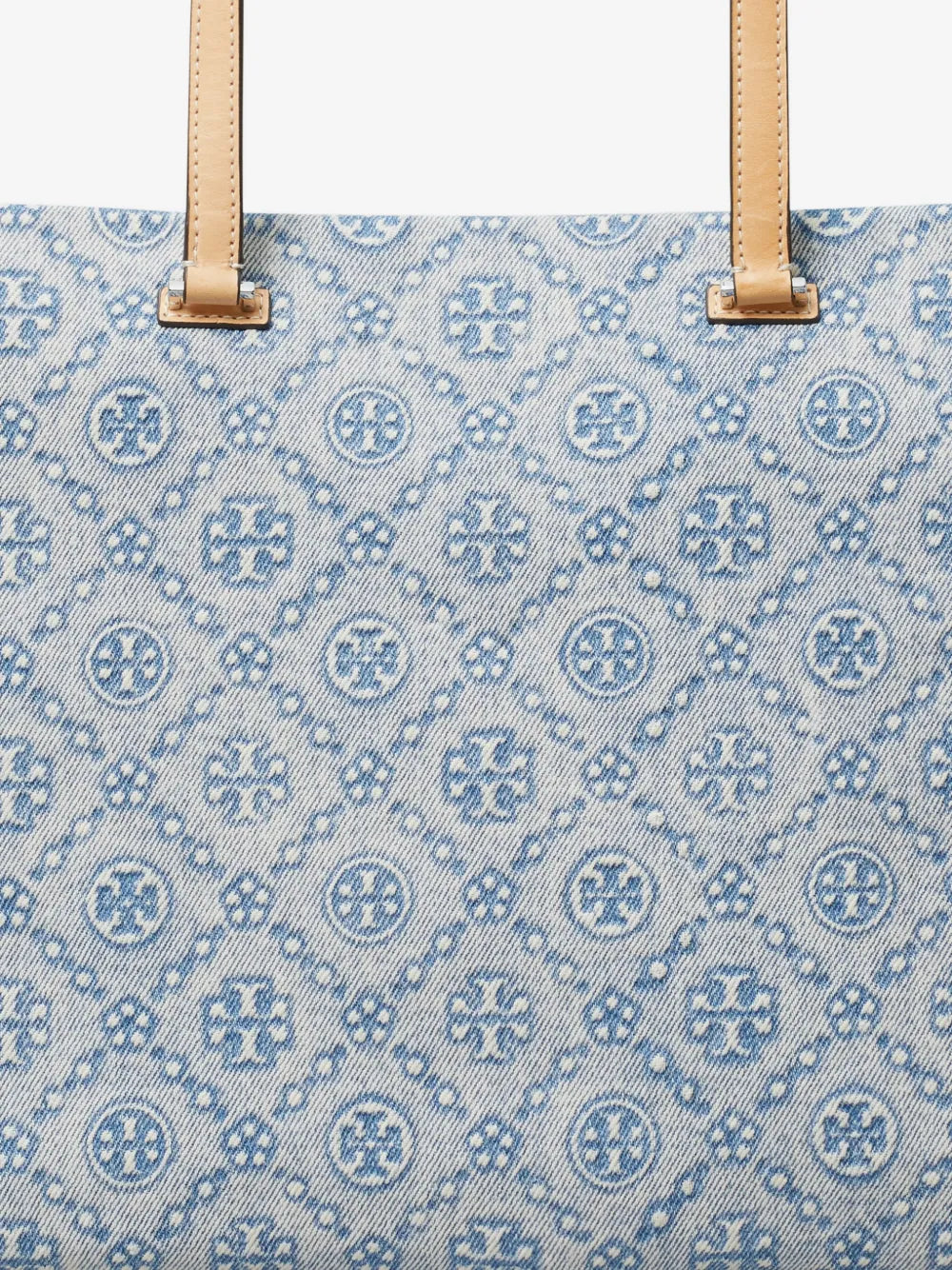 Tory Burch T Monogram denim tote