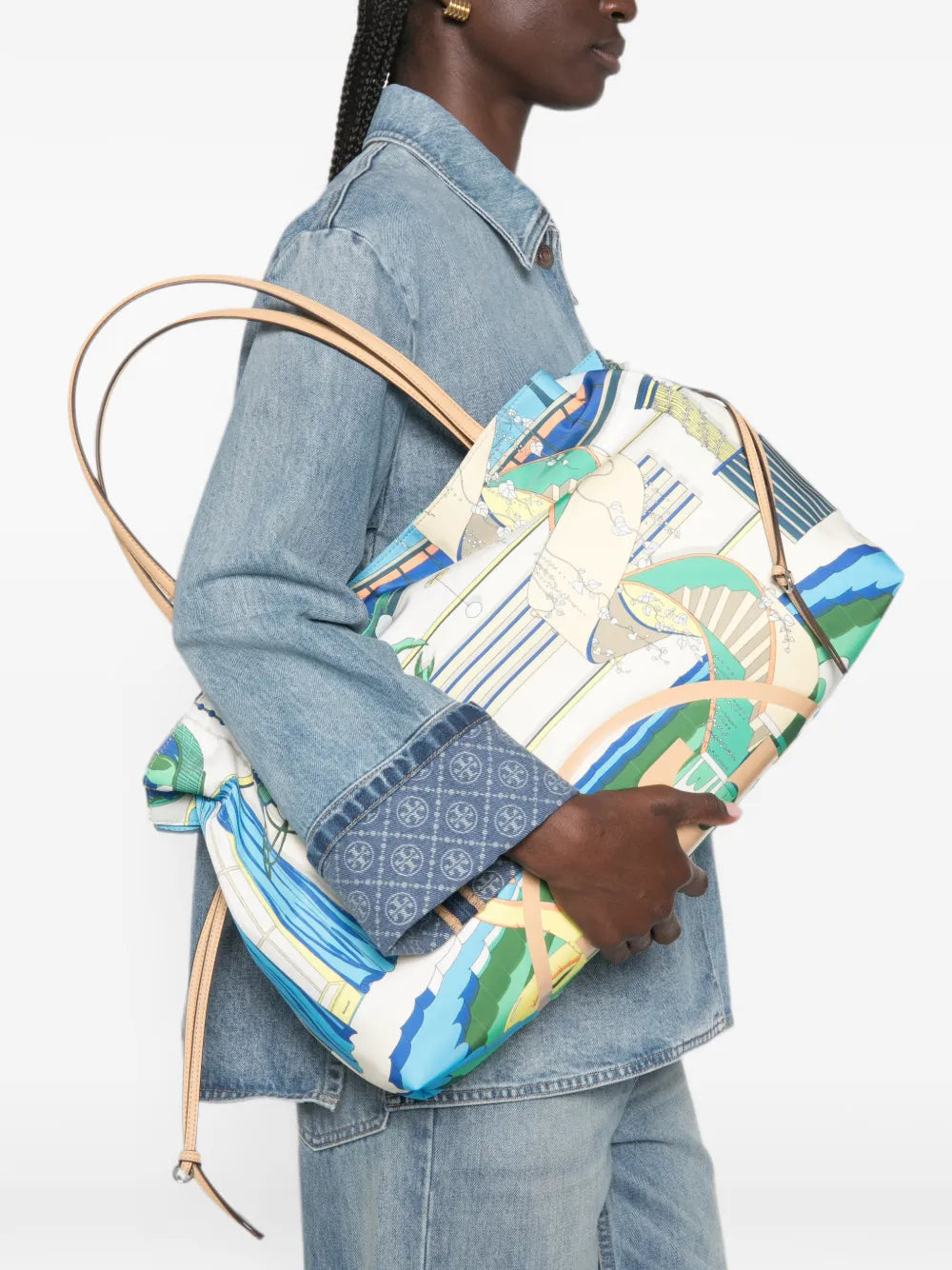 Tory Burch Ella graphic-print tote bag