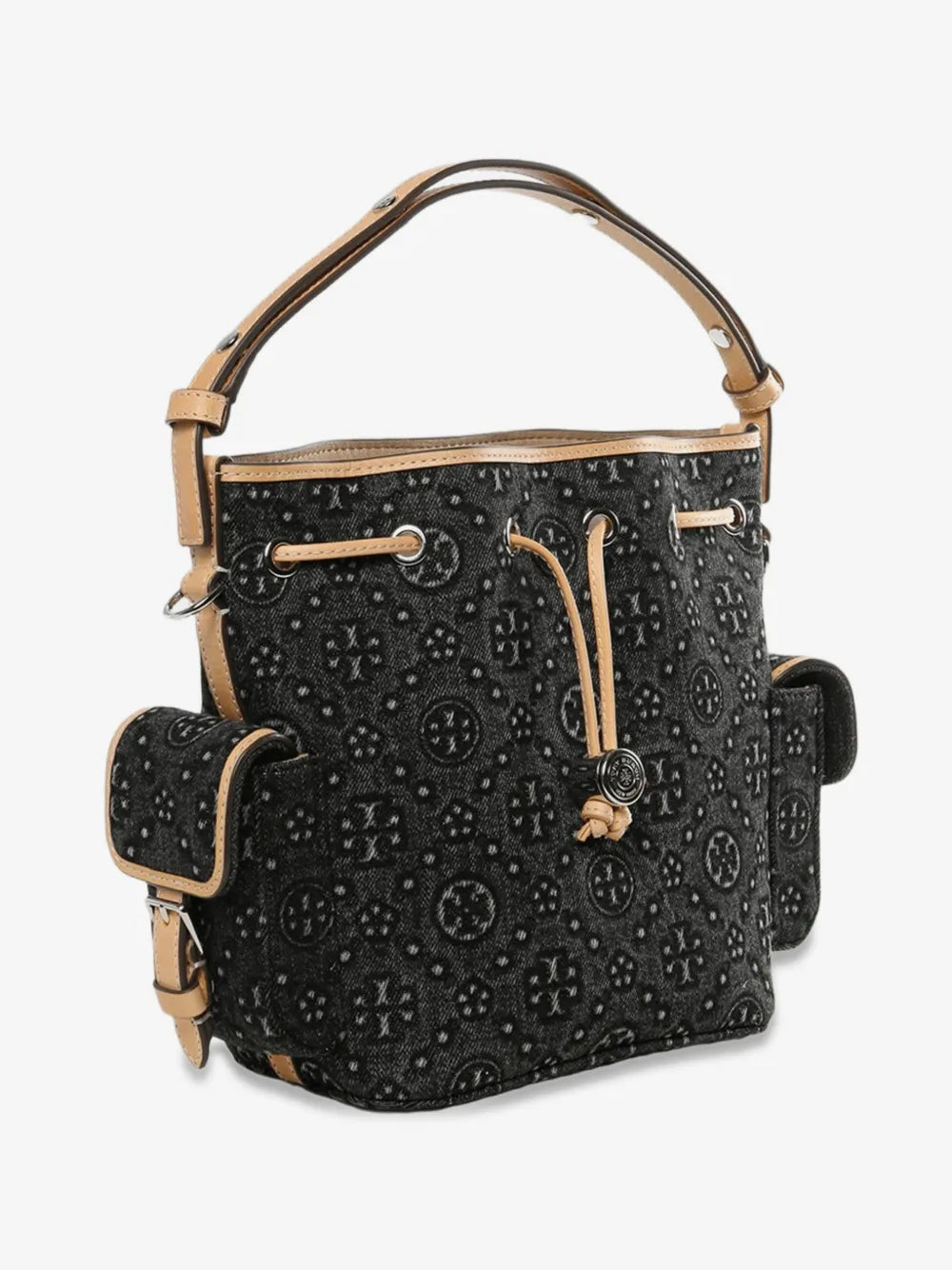 Tory Burch drawstring pattern bucket bag