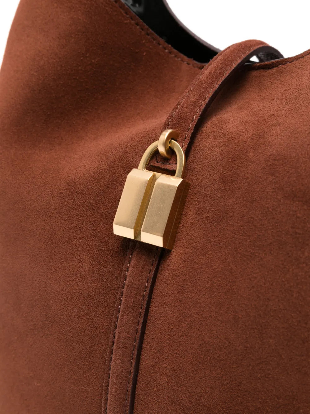 DeMellier Browns x DeMellier Siena suede bucket bag
