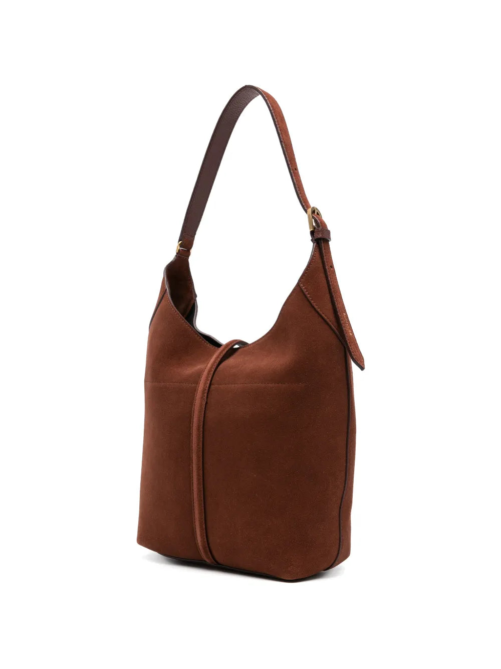 DeMellier Browns x DeMellier Siena suede bucket bag