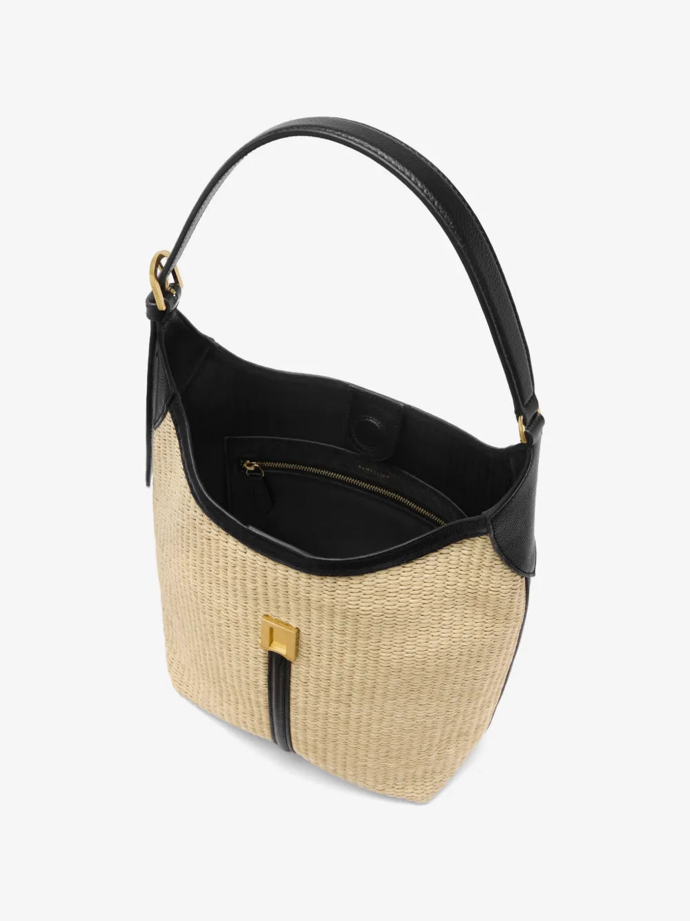 DeMellier Siena raffia tote bag