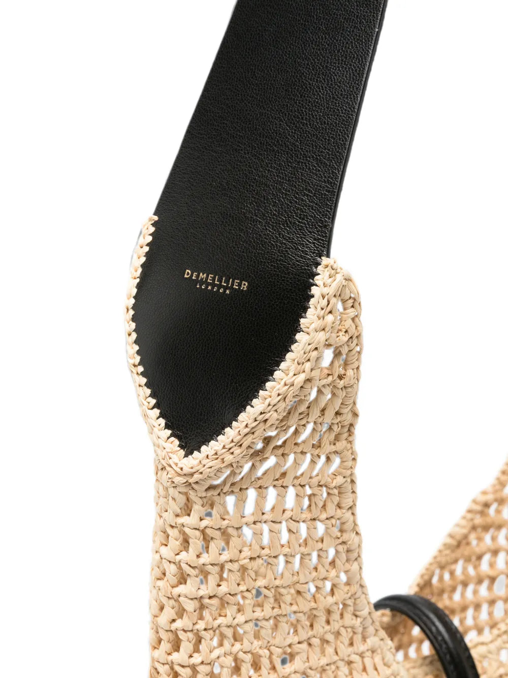 DeMellier Siena raffia shoulder bag