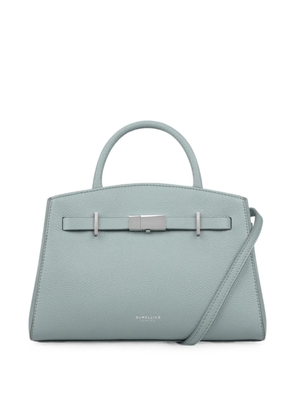 DeMellier small Hudson grain-leather tote bag