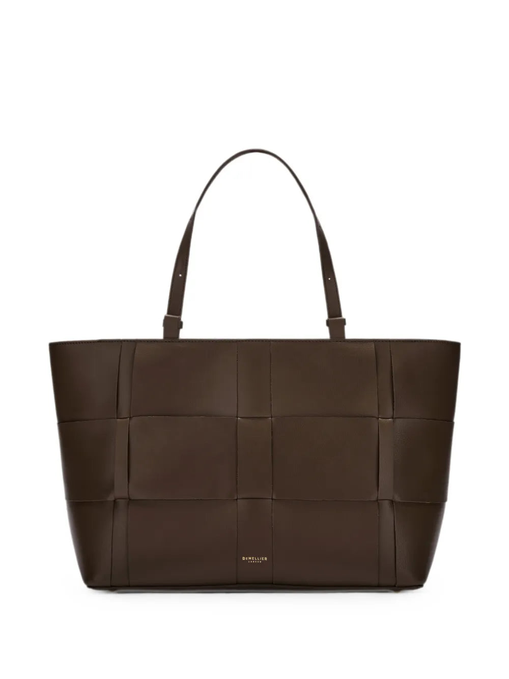 DeMellier Florence woven-leather tote bag