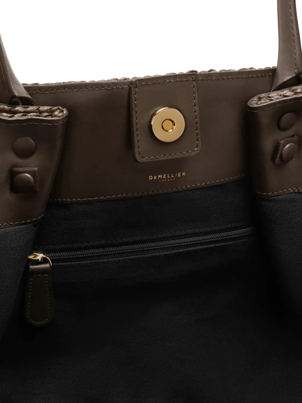 DeMellier New York raffia tote bag