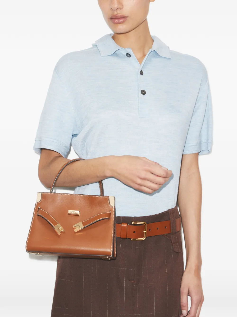 Tory Burch petite Lee Radziwill double bag