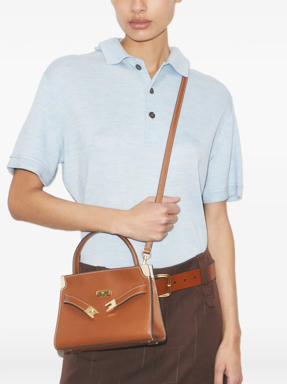 Tory Burch petite Lee Radziwill double bag