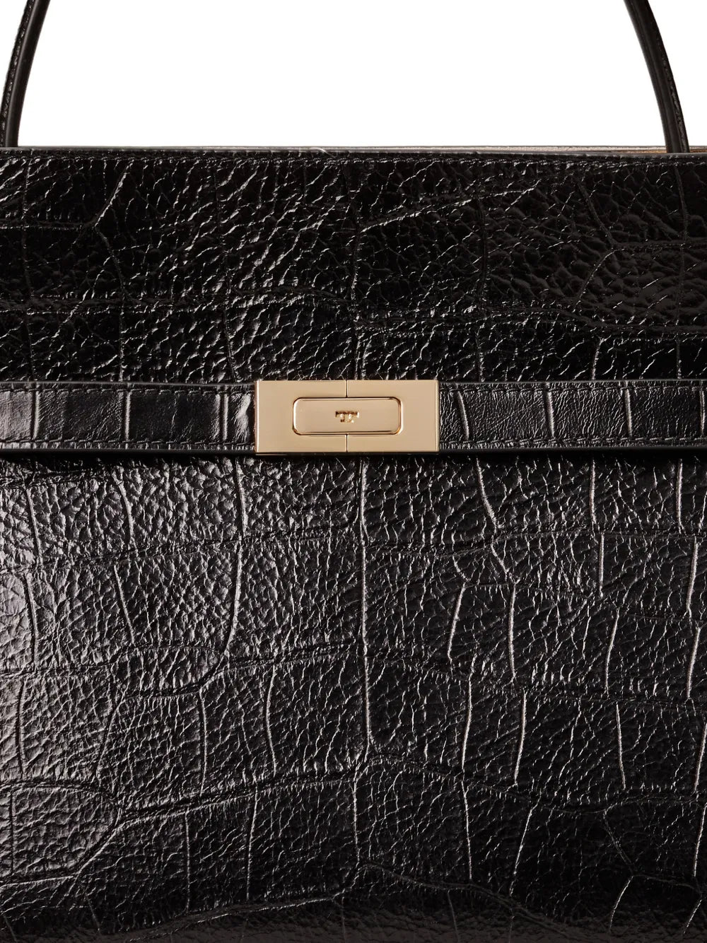 Tory Burch small Lee Radziwill embossed double bag