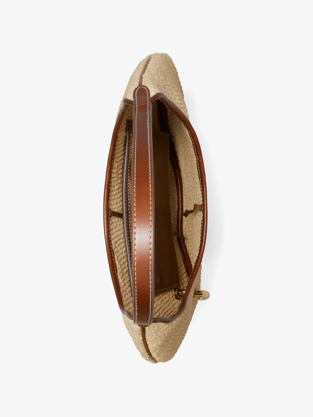 Tory Burch Pierced soft raffia bag