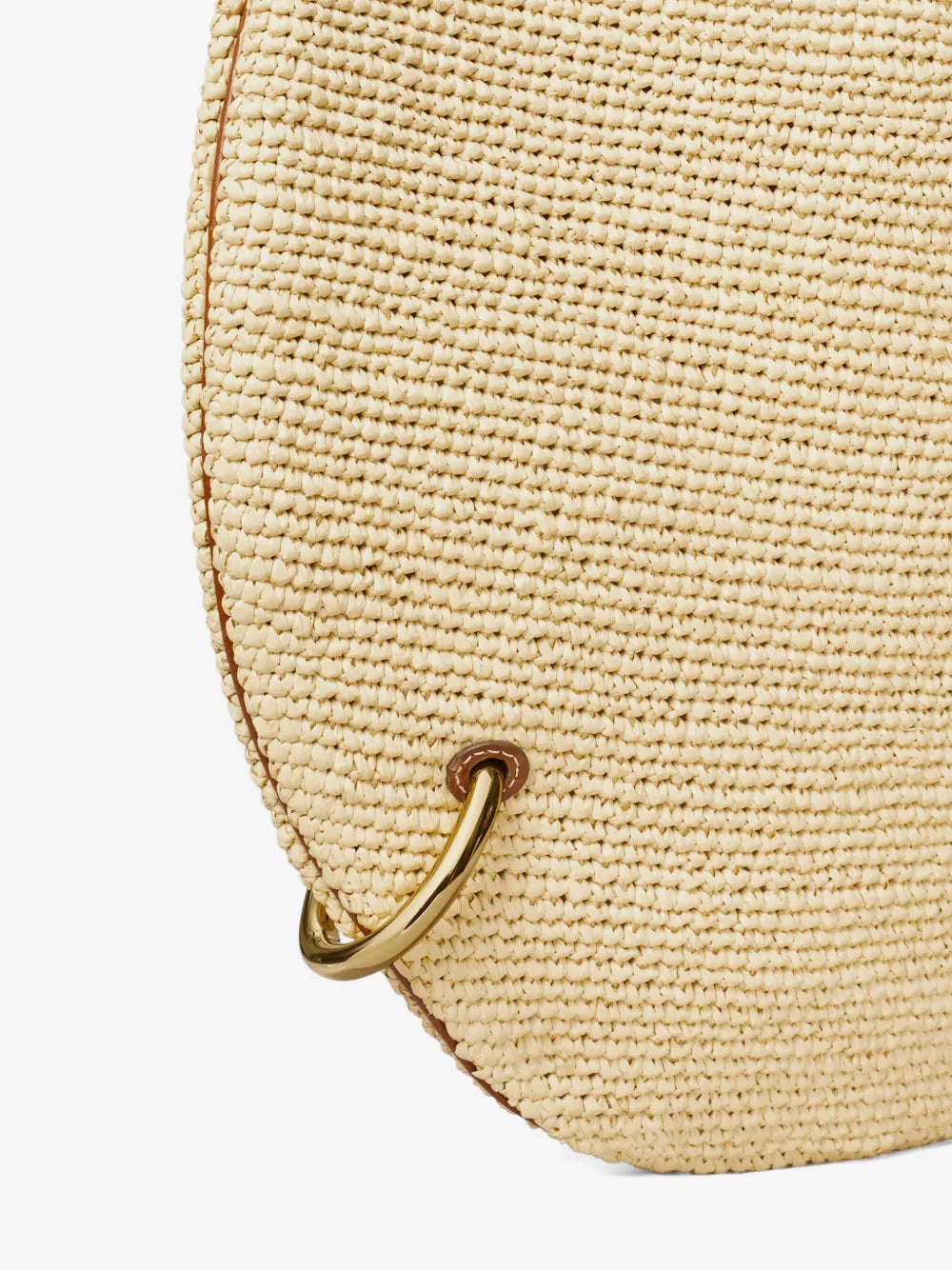 Tory Burch Pierced soft raffia bag