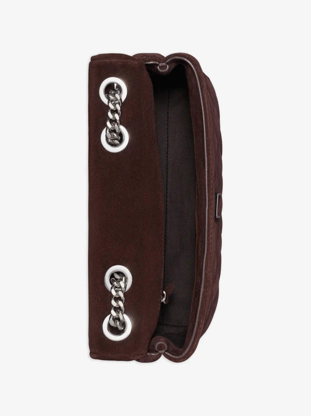 Tory Burch small Kira quilt suede shoulder bag
