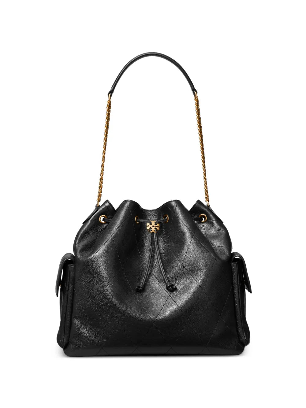 Tory Burch charlie quilted drawstring shoulder bag