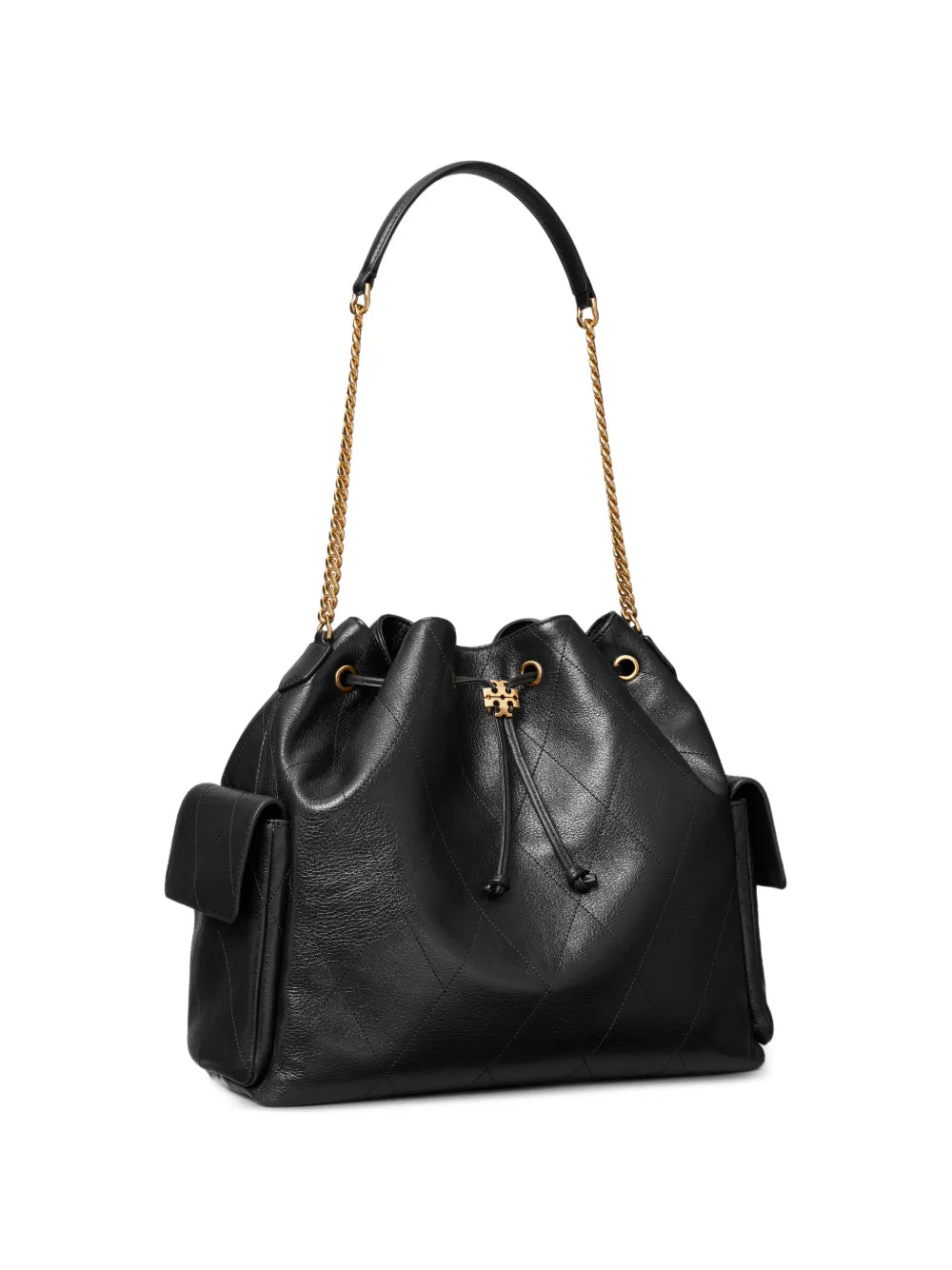 Tory Burch charlie quilted drawstring shoulder bag