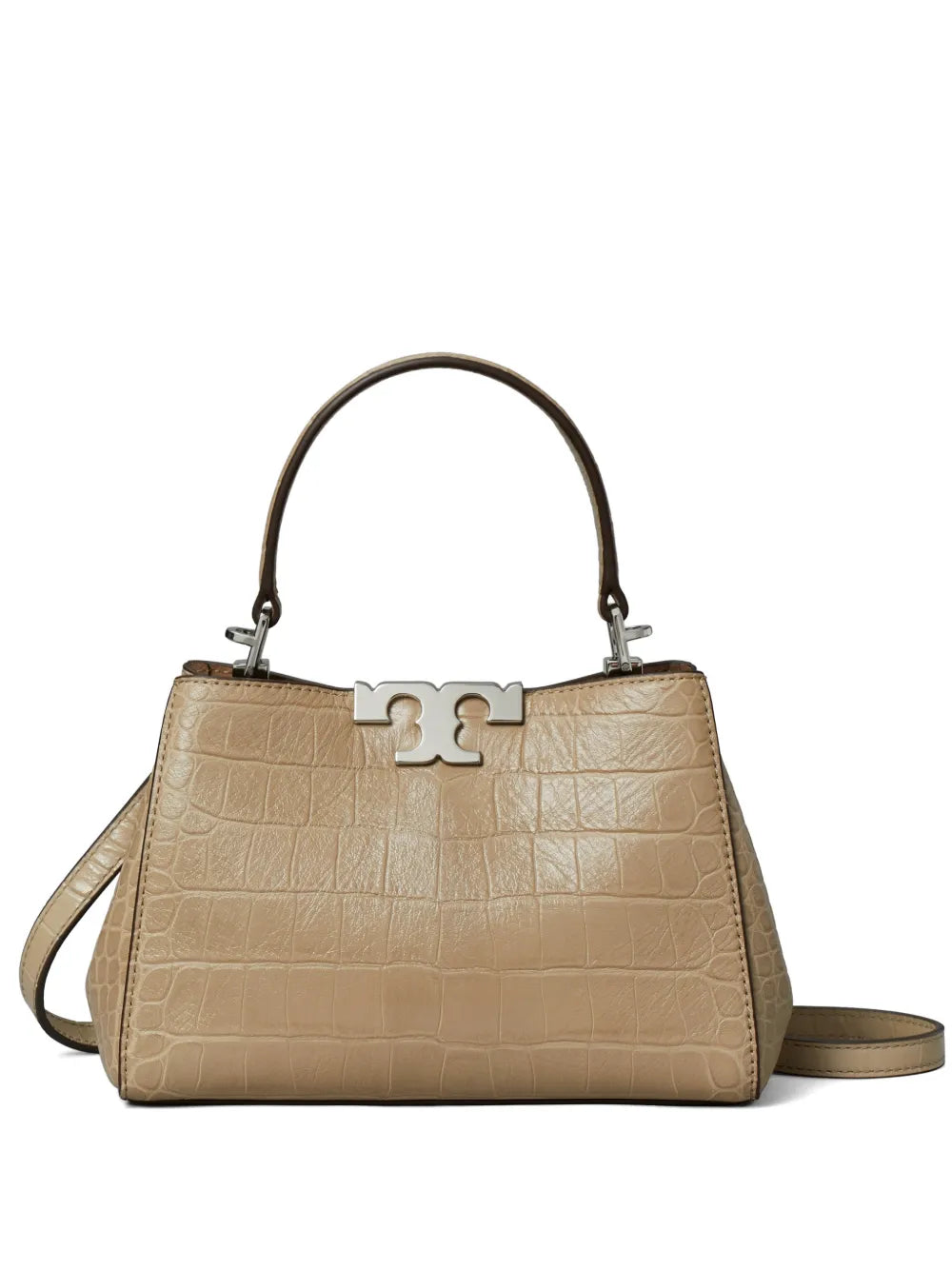 Tory Burch mini Eleanor soft croc-embossed satchel