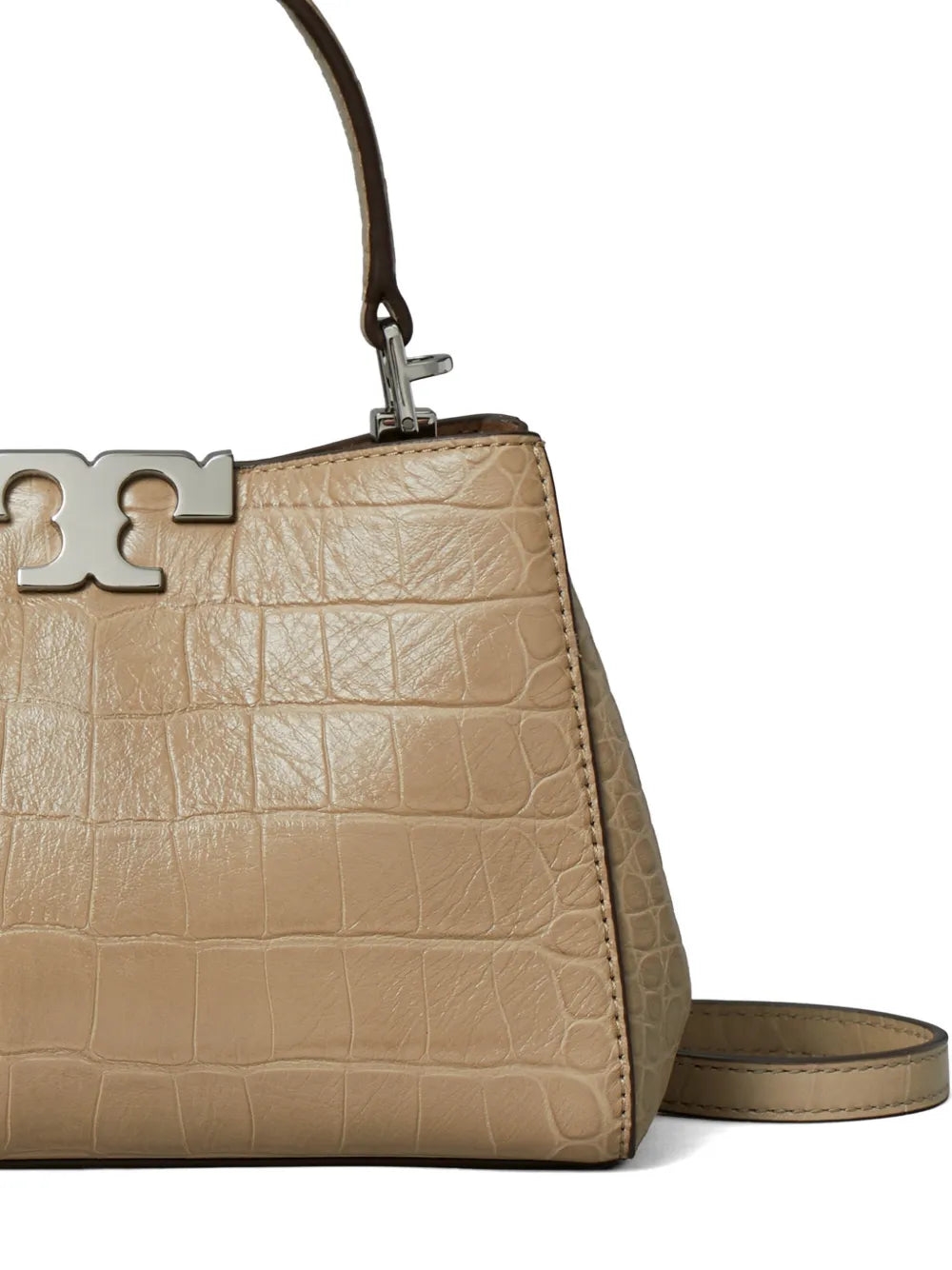 Tory Burch mini Eleanor soft croc-embossed satchel