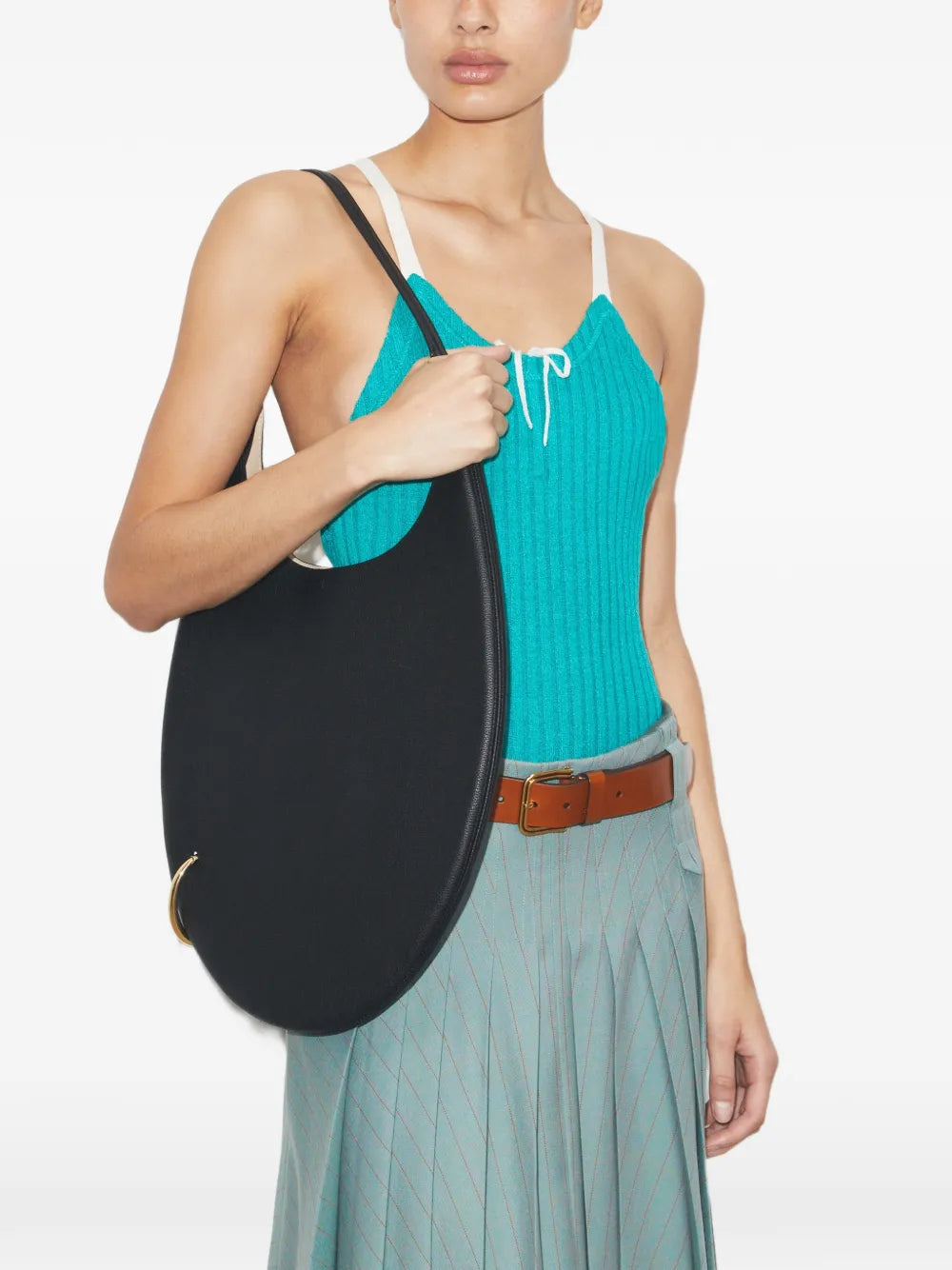 Tory Burch Pierced soft shoulder bag