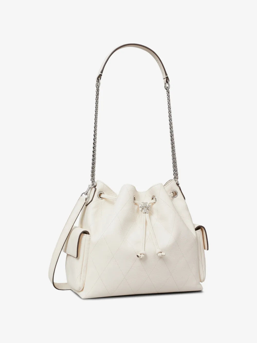 Tory Burch Charlie quilted drawstring shoulder bag