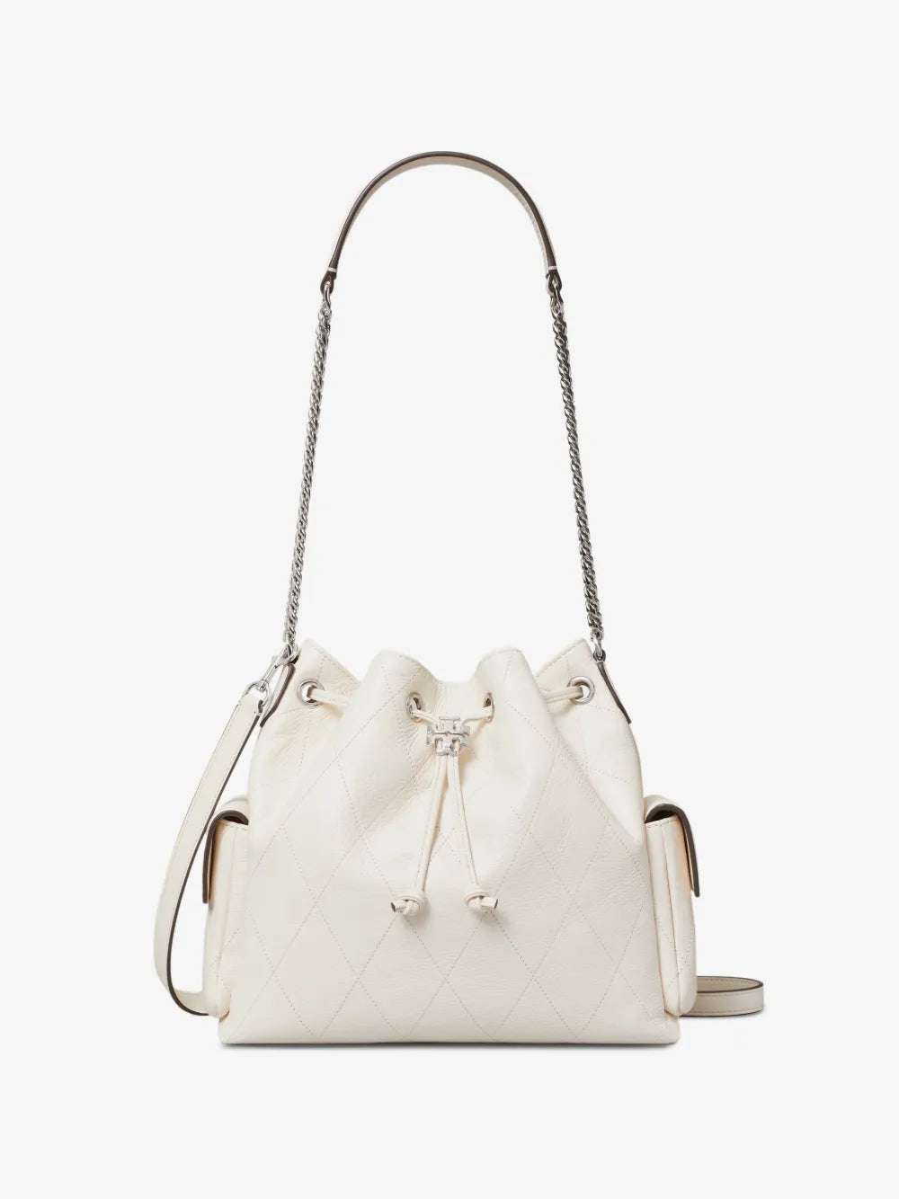 Tory Burch Charlie quilted drawstring shoulder bag