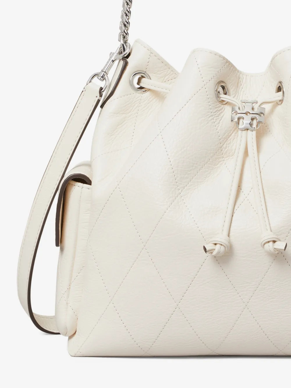 Tory Burch Charlie quilted drawstring shoulder bag
