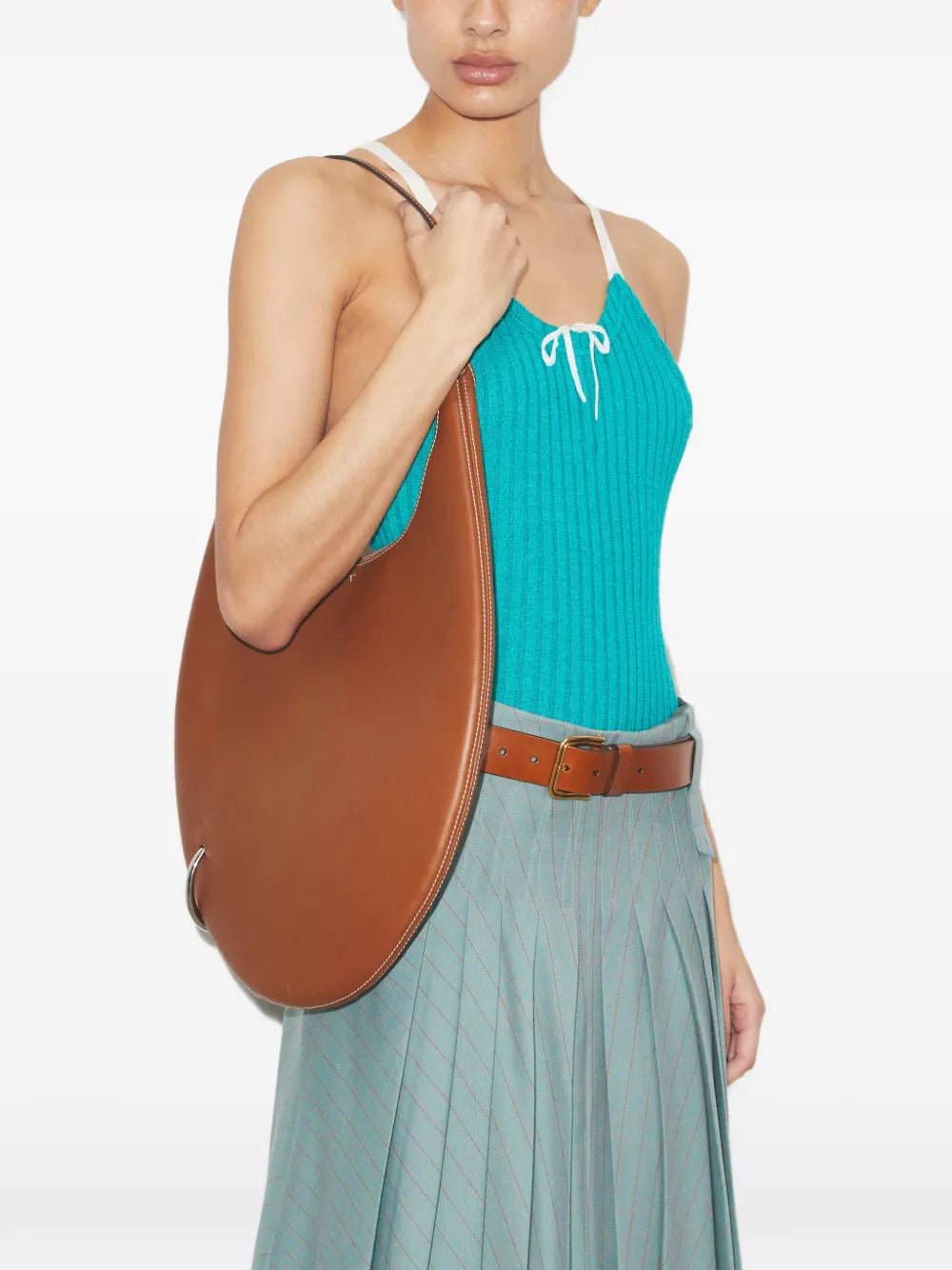 Tory Burch pierced soft shoulder bag
