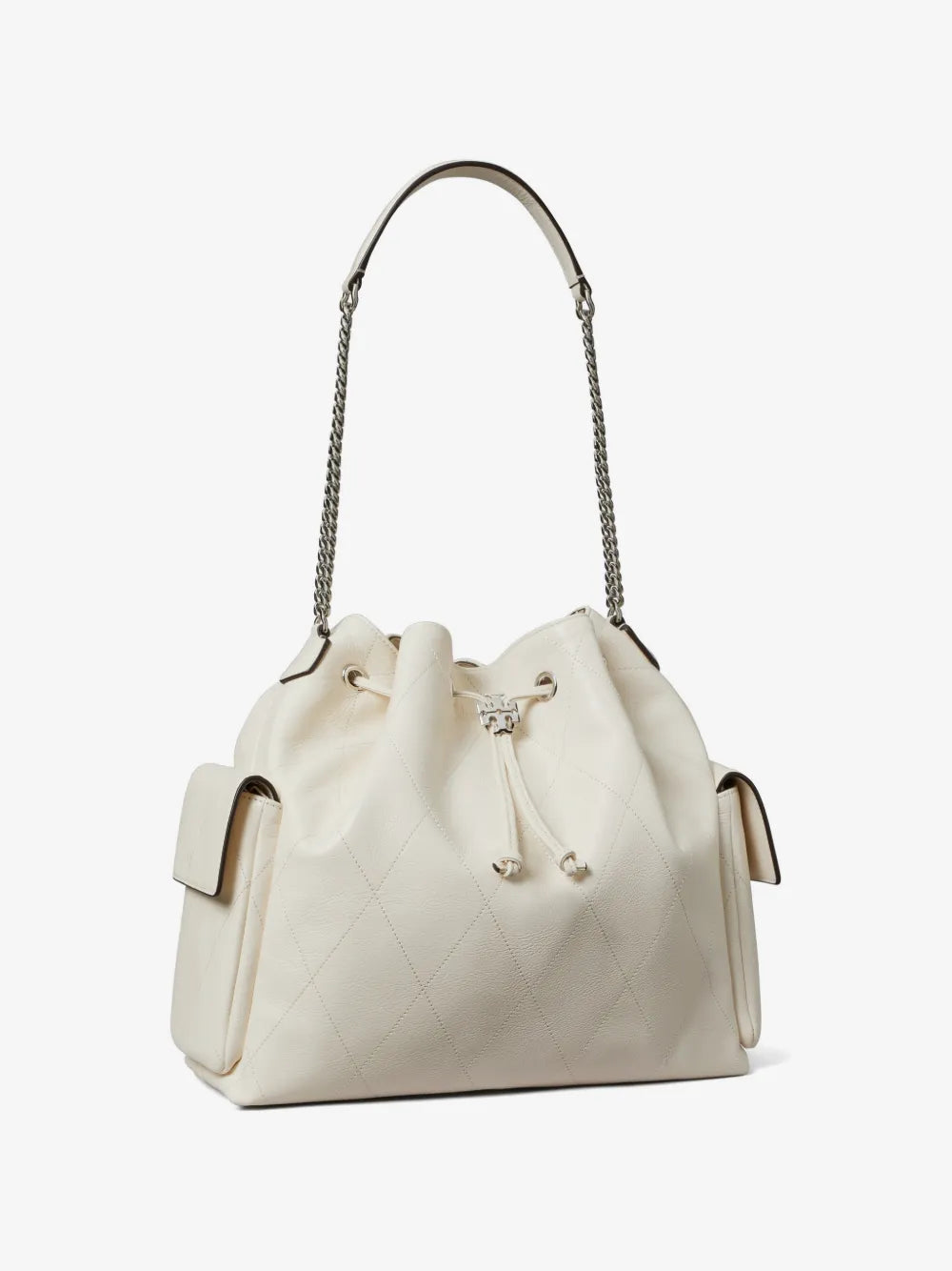 Tory Burch large Charlie quilted drawstring shoulder bag