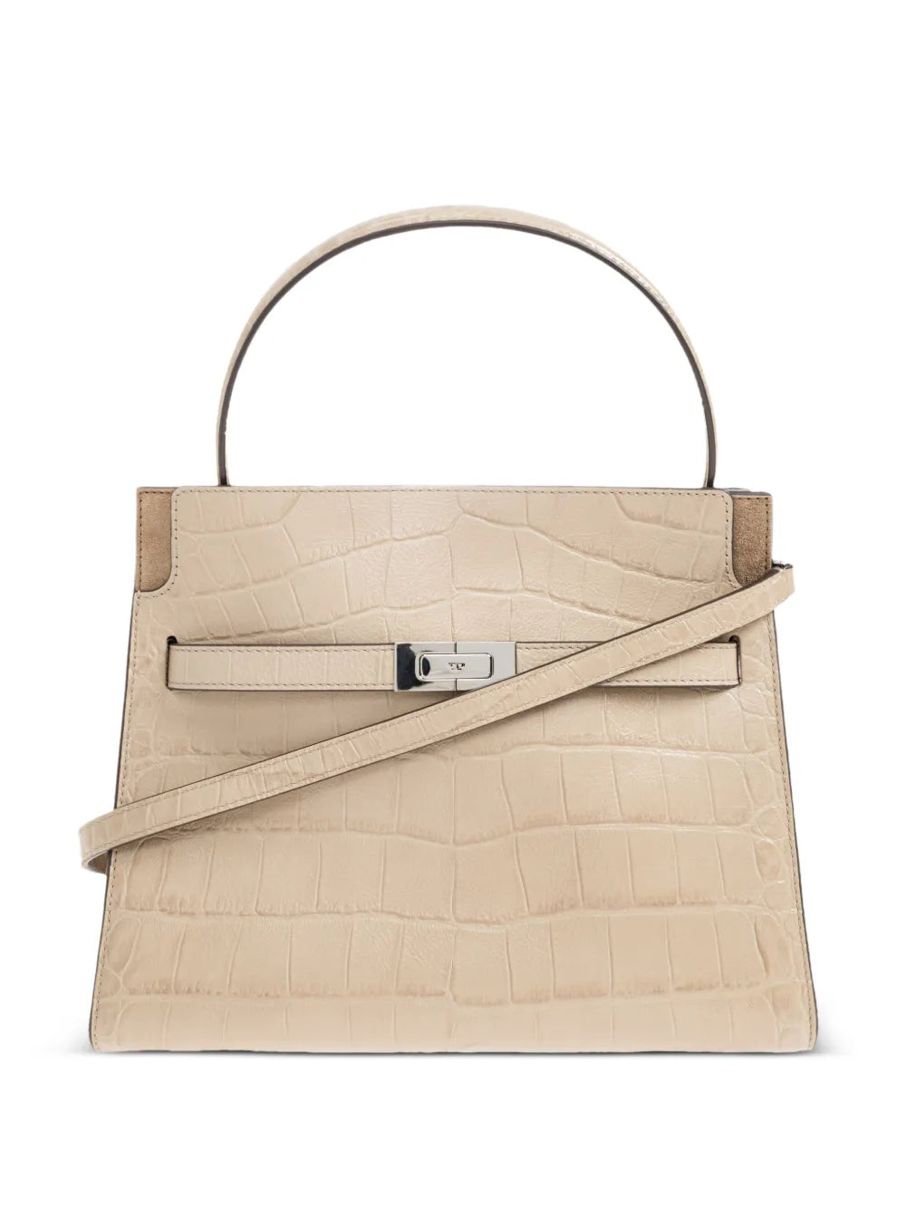 Tory Burch small Lee Radziwill embossed double bag