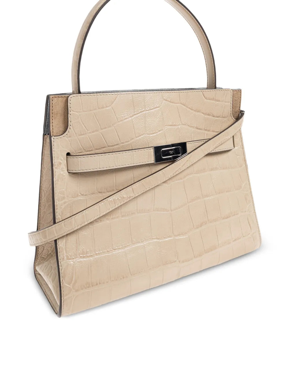 Tory Burch small Lee Radziwill embossed double bag