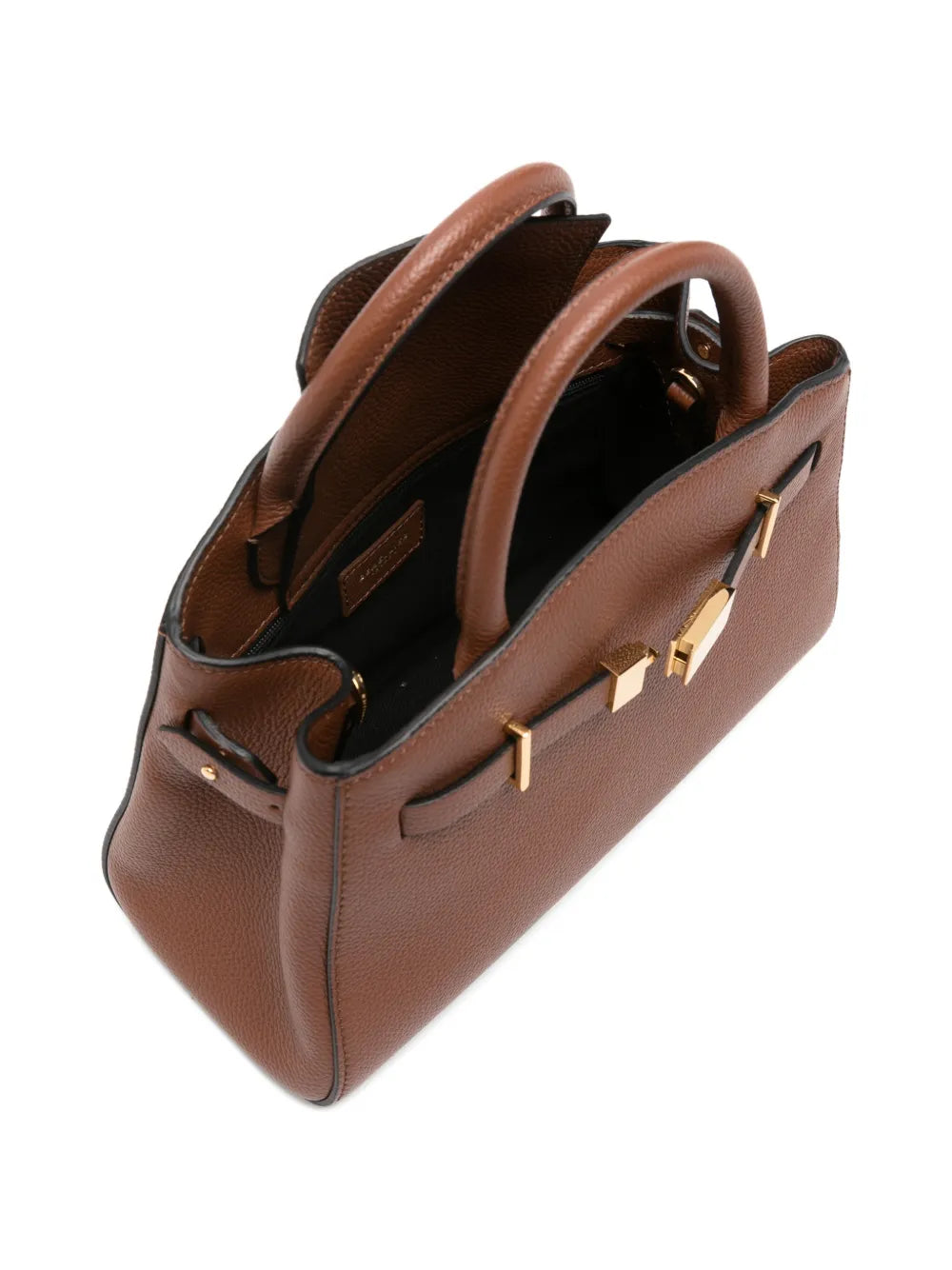 DeMellier small Hudson grained-leather tote bag