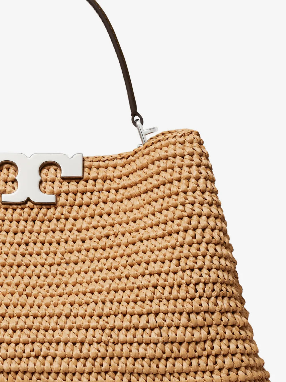 Tory Burch Eleanor raffia satchel