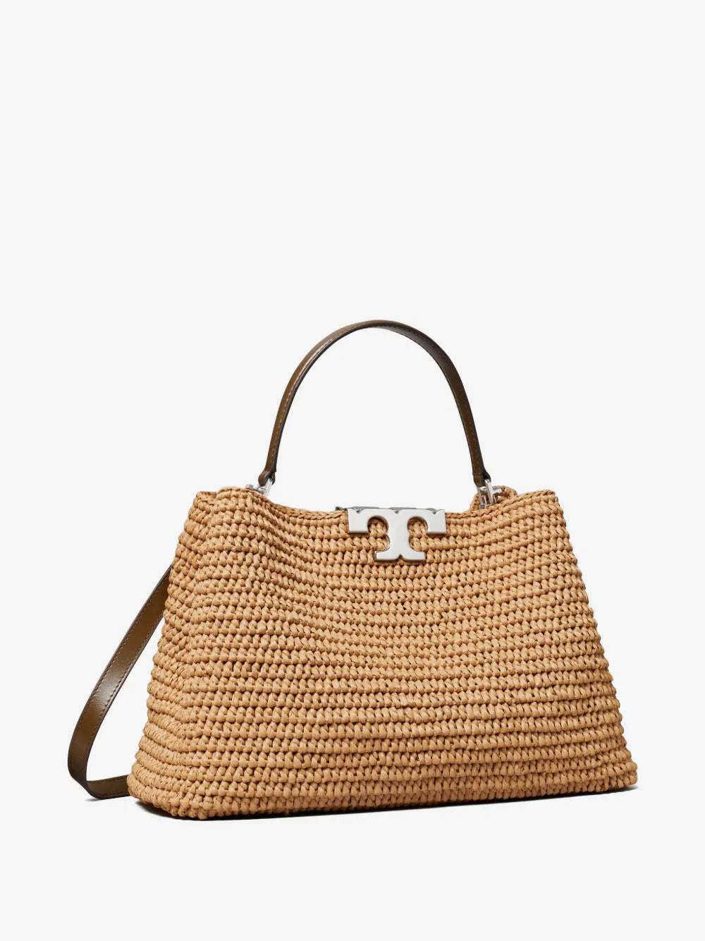 Tory Burch Eleanor raffia satchel