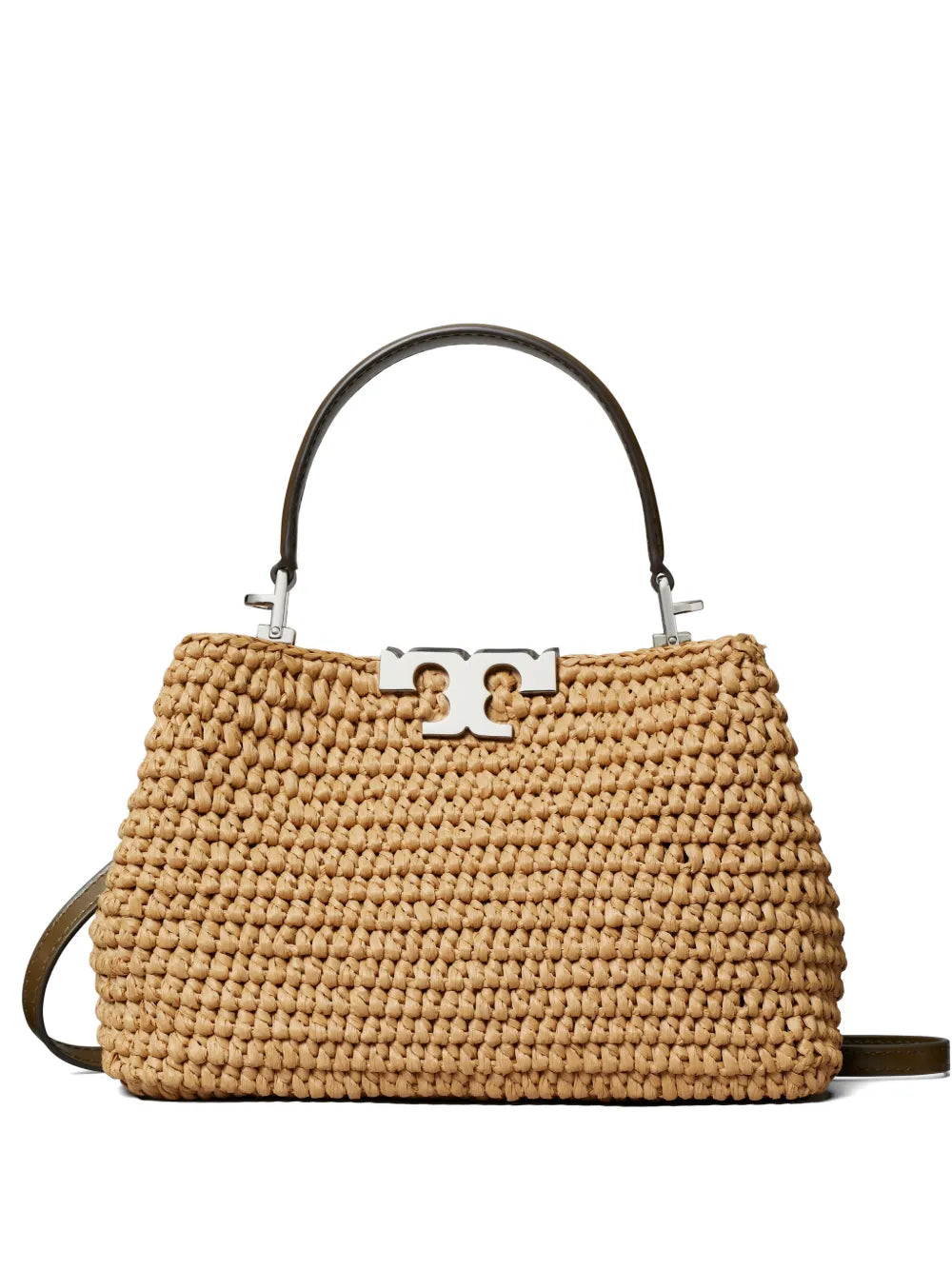 Tory Burch mini Eleanor raffia satchel