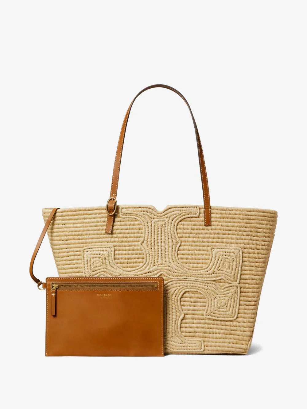 Tory Burch x Doum For Women large Ella logo-patch tote bag