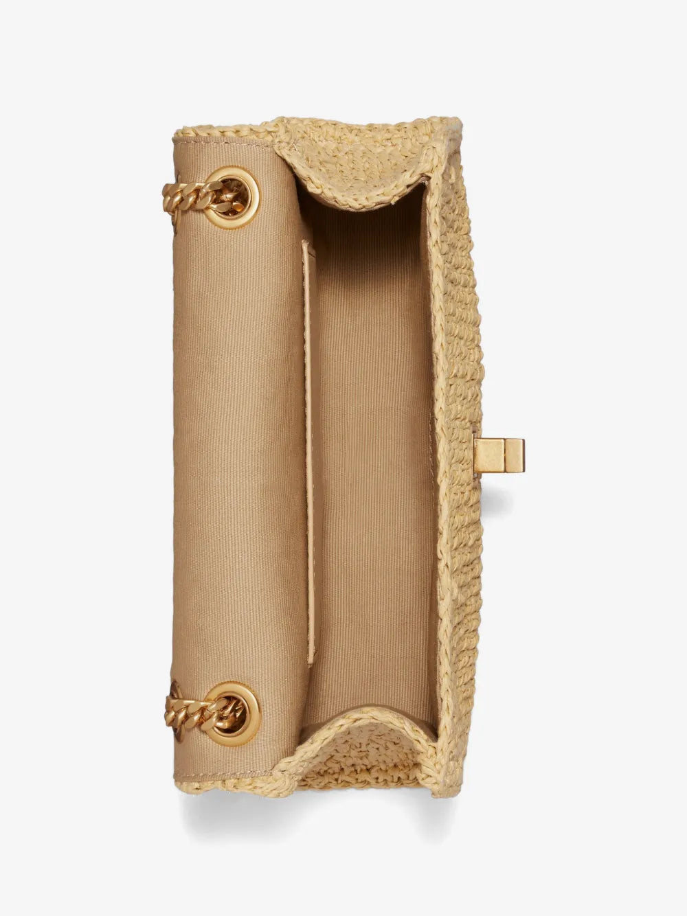 Tory Burch mini Kira turnlock woven shoulder bag