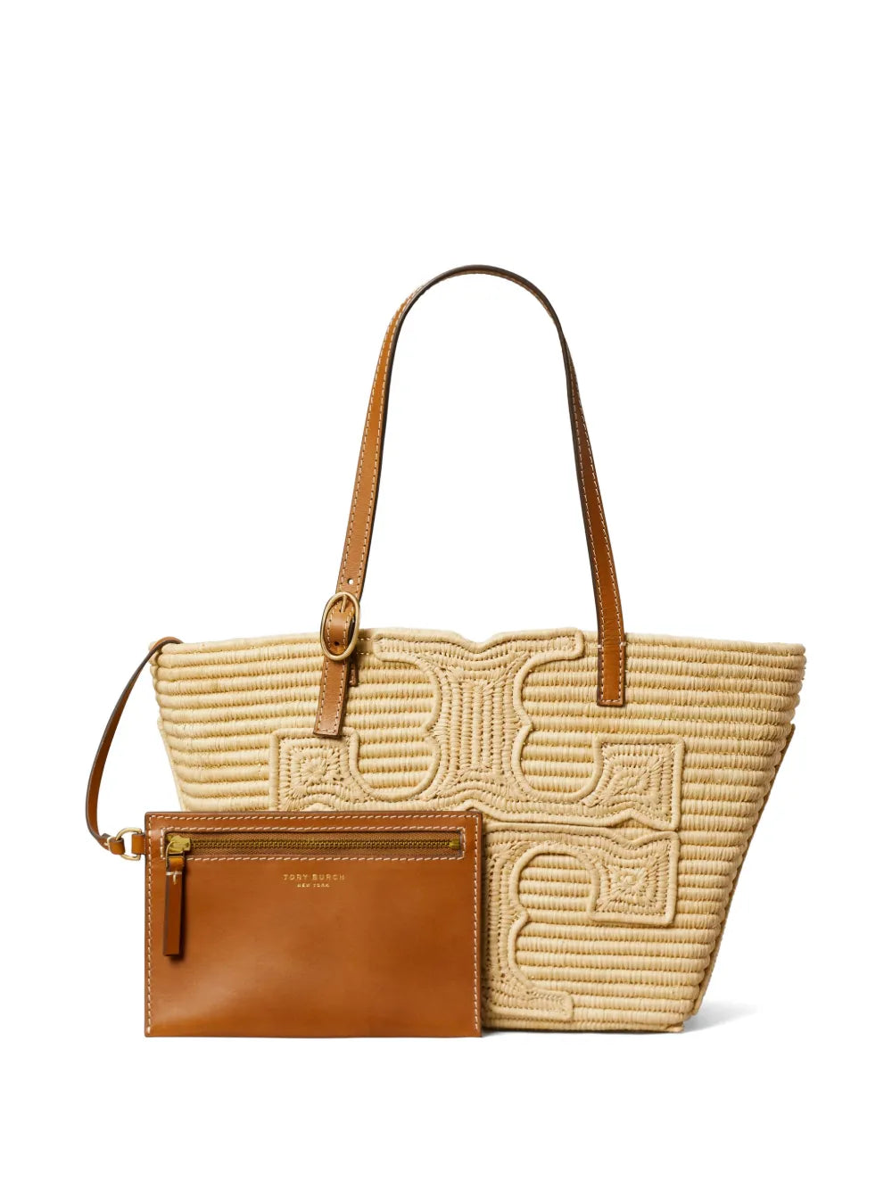 Tory Burch x Doum small Ella raffia tote